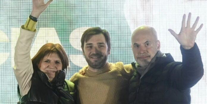 Foto de unidad para JxC: Bullrich, Torres y Larreta.